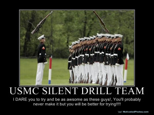 USMC Silent Drill Team Image
