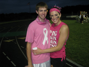 Jon and Kim after the game!