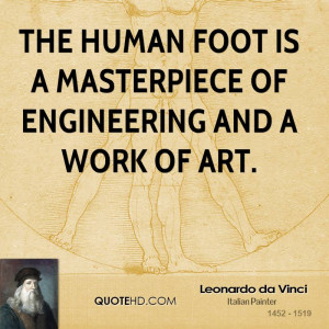 The human foot is a masterpiece of engineering and a work of art.