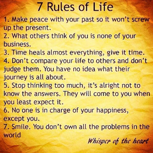 Rules of Life