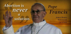 Quote from the new pope. Not that i'm into popes, cause i'm not...BUT ...