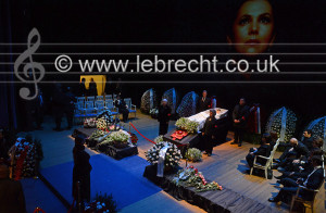 Vishnevskaya s lying in State in Moscow from Lebrecht