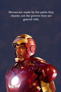 Ironman #superhero #quote #inspiration More