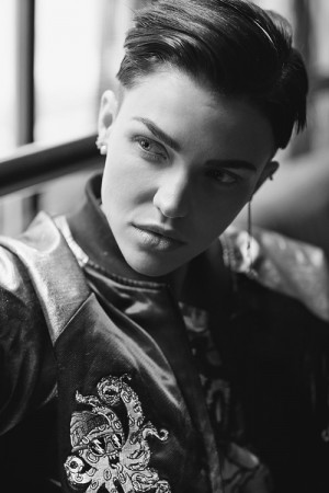 ruby rose orange is the new black black and white photography model ...