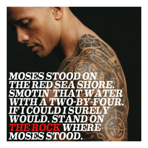 The Rock Quote Canvas Art Print