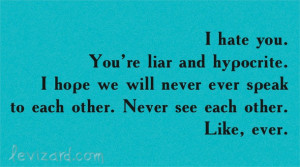 Hate Liar Quotes i Hate Liars Quotes