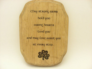 Irish Blessing/Irish Baby Blessing Plaque/Wall Sign/ Home Decoration ...