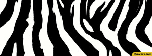 Zebra Print Facebook Profile Cover Picture