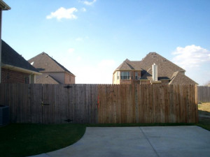 Solid Stain, no wood grain, looks like paint.