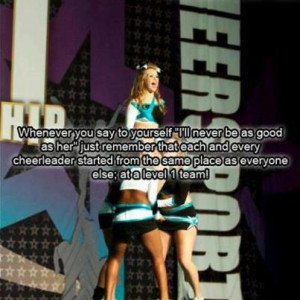 cheerleading quotes caption a good cheerleader is not measured by