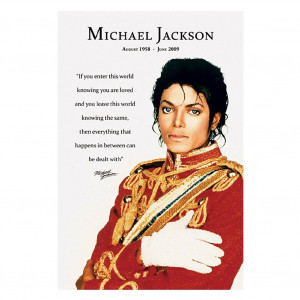 Home > Music > Home & Decor > Posters & Prints > Michael Jackson Loved ...