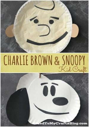 Charlie Brown & Snoopy {Kid Craft} by alberta