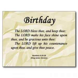 Happy Birthday Wishes Bible Verses