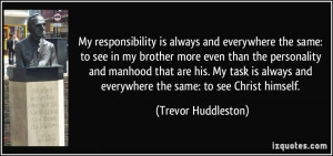 More Trevor Huddleston Quotes