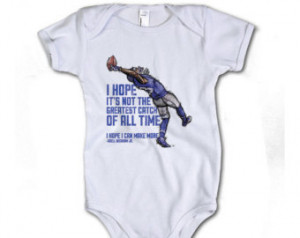 ... . NFLPA Officially Licensed New York Giants Onesie 3M-24M Odell Quote