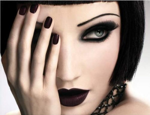 black, eyelash, fashion, lipstick, nail