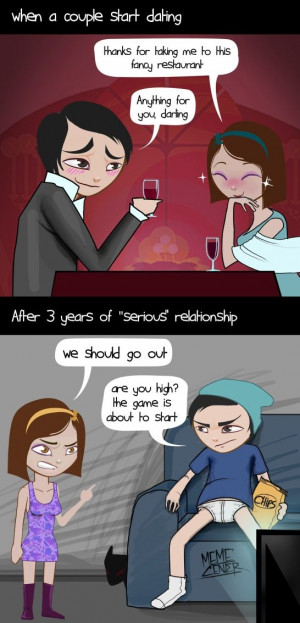The Difference – First Date vs. 3 years later