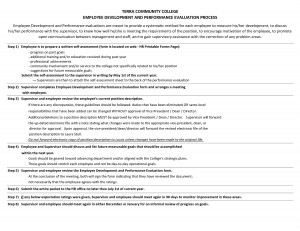 Completed Example of Employee Evaluations Forms