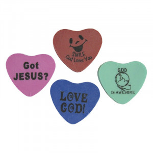 Erasers Asst Colors & Sayings Pack of 144