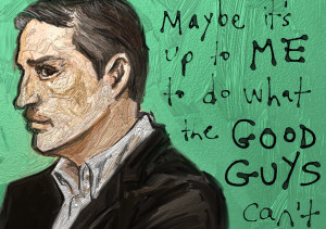 Person of Interest quote paints