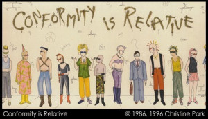 fig 1. Relativity of conformity