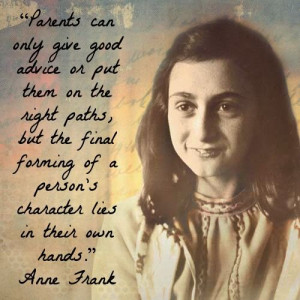 Anne Frank - just started her book telling an unbelievably dreadful ...