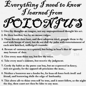 Polonius' Guide to Life