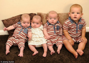babies in 9 months after triplets were conceived just weeks after ...
