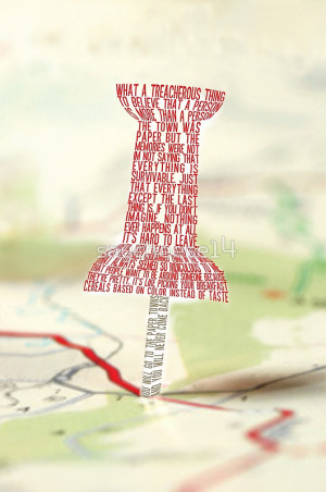 Paper Towns Typography by saycheese14