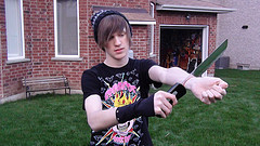 ... Wrist cutting (Matthew Stewart.) Tags: matthew emo stewart cutting