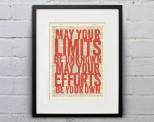 ... Own - Inspirational Quote Dictionary Page Book Art Print - DPQU069