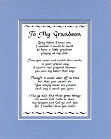 Love My Grandson Quotes | heartfelt verse that expresses such a ...