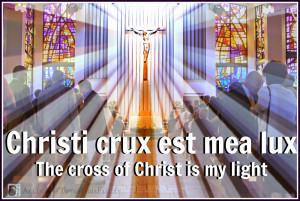 In these days there have been crosses and Christ's Light.