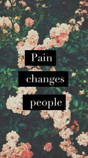 large pain changes people