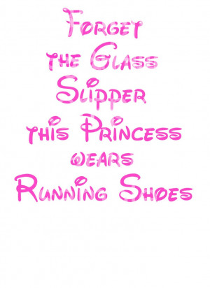 ... The glass slipper this princess wears running shoes $2.00, via Etsy
