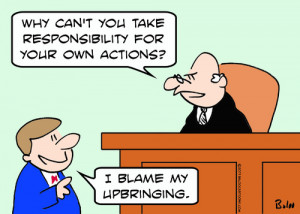 Cartoon: blame upbringing responsibility (medium) by rmay tagged blame ...