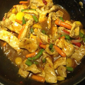 Kung Pow Pork With Twist