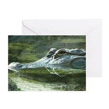 Alligator Photo Greeting Card for