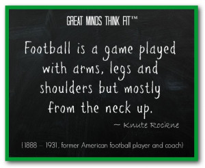 ... Rockne (1888 – 1931, former American football player and coach