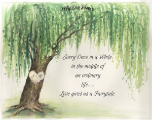 Personalized Willow Tree Fine Art Print. Every once in a while...love ...
