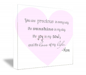 ... love of my life. Mom printed wall art sayings quotes pet home decor