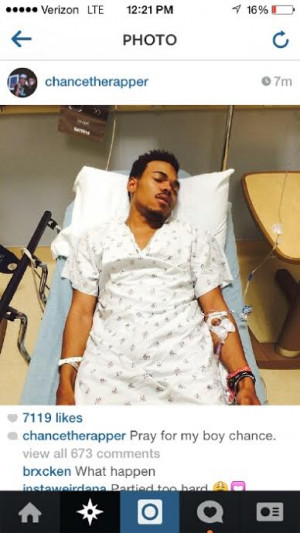 Chance The Rapper In Hospital 2 Hours Before Coachella Performance?