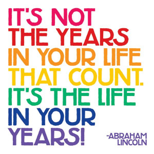 Years in your Life Quotable Card and Magnet