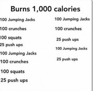 Burn 1000 Calories