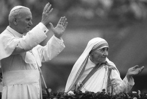 Blessed John Paul II and Blessed Teresa of Calcutta, in New Delhi ...