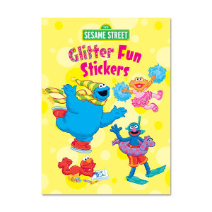 sesame street glitter fun sticker book