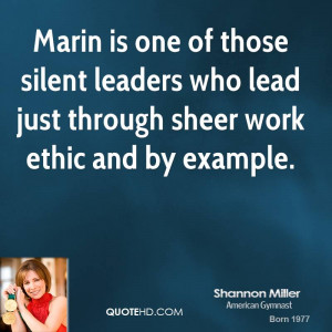 Marin is one of those silent leaders who lead just through sheer work ...