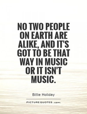 Music Quotes Billie Holiday Quotes