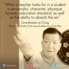 Grandmaster Ip Ching, Wing Chun Master & 2nd eldest son of Yip Man ...