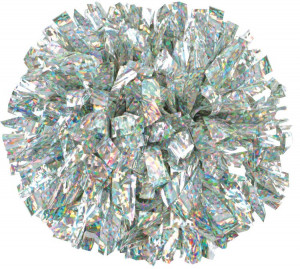 Blue Cheerleading Pom Poms